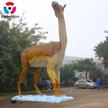 Parque temático decoración animatronics animal grande Macrauchenia en venta