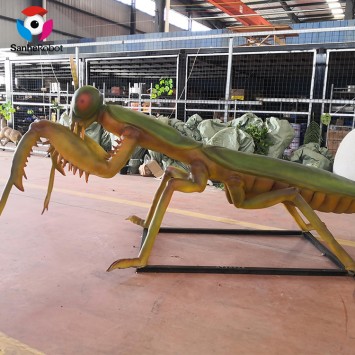 Robot Handia Intsektua Animatronikoa Mantis Eredu robotikoa salgai