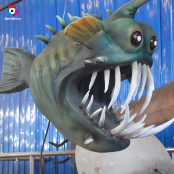 Marine biology animatron marine animal teaching toy model Anglerfish