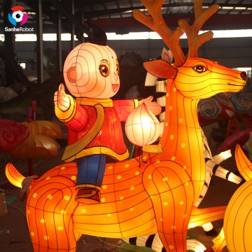 Different Kind of  animal  lantern for the Ox year