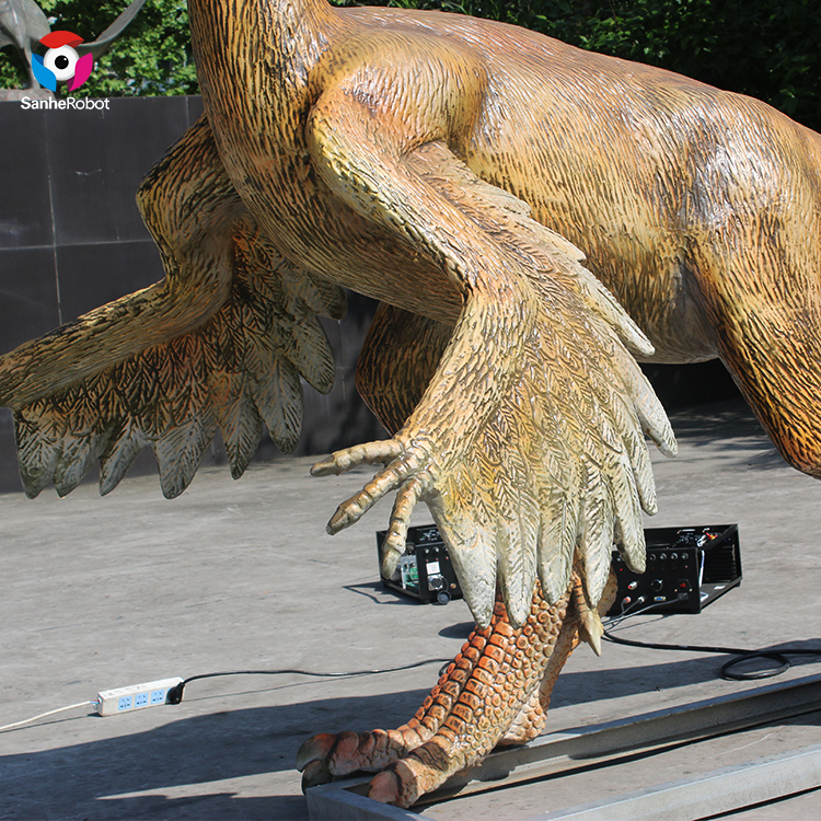 China Wholesale Behemoth Stone Dinosaur Gate Quotes Pricelist - Playground Park Equipment Realistic Life size Animatronic Dinosaur For Sale  – Sanhe detail pictures