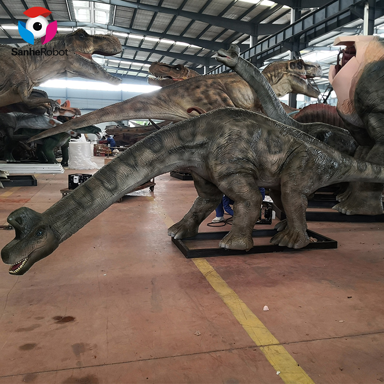China Wholesale Dinosaur T Rex Skeleton Quotes Pricelist - Dinosaur design for dinosaur theme park dinosauros animatronics life size robot dinosaur  – Sanhe