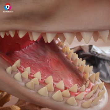 Attractive life size Ocean Animatronic Animal Megalodon model for sale
