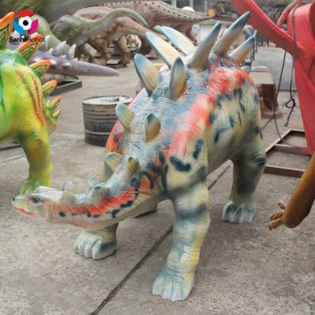New Color New Craft Rubber Stegosaurus Dinosaur Statue