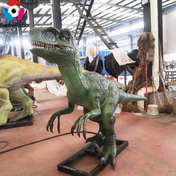 Life Size Dinosaur Robot Animatronic Dinosaur Statue for sale