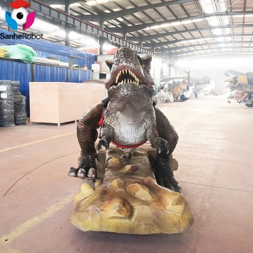 Walking Dinosaur Ride Animatronic Walking T-rex Riding For Amusement Park Rides Equipment