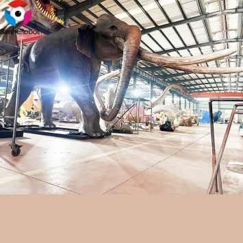 Large Size Big Realistic Wild Robotic Animals Animatronic Life Size Robot Elephant for Theme Zoo Park