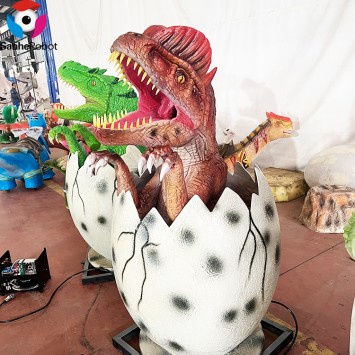 Dinosaur Theme Park Feeding Dinosaurier Baby Animatronic Interactive Dinosaurs for kids