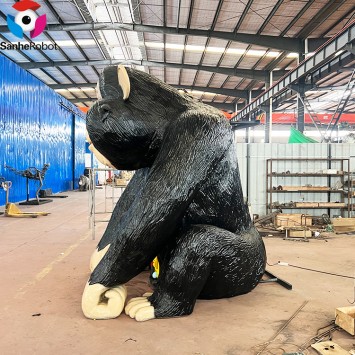 Latest Amusement Park Equipment Custom Cute Animatornics Animal Gorilla Coin Operated Gashapon Machine Toy for Shopping Mall