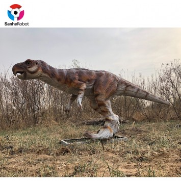 Lifesize Moving Dinosaur Motorized Psittacosaurus Animatronic