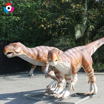 Lifesize Moving Dinosaur Motorized Psittacosaurus Animatronic