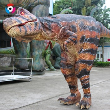 Customizable Adult Dinosaur Suit life-size Animatronic Walking Dinosaur costume for sale