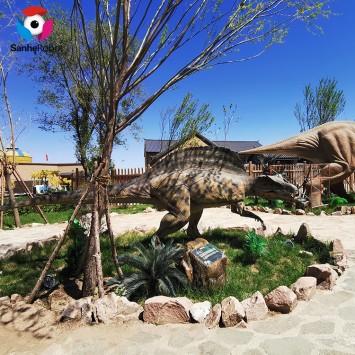Realistic animatronic mechanical dinosaurios dinosaur model for outdoor exhibition product