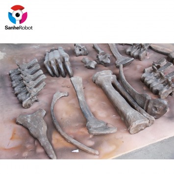 Kids Amusement Park Life Sized Dinosaur Skeleton Excavator
