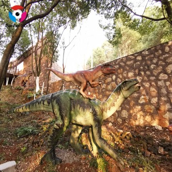 Customizable dino jurassic park world life size dinosaur statues for theme park