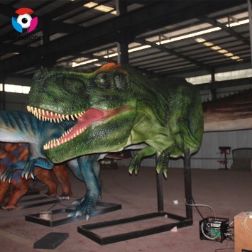 Life size animatronic dinosaur  head Tyrannosaurus t-rex head for wall-mounted