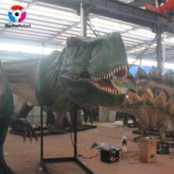 Life size animatronic dinosaur  head Tyrannosaurus t-rex head for wall-mounted