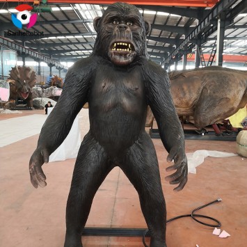 Manudacture factory supply zoo theme park product animatronic animal Gorilla model for sale