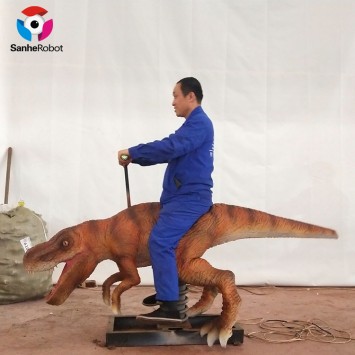 Animatronic Walking and Riding Dinosaur Kids Amusement Rides Children Electric Ride