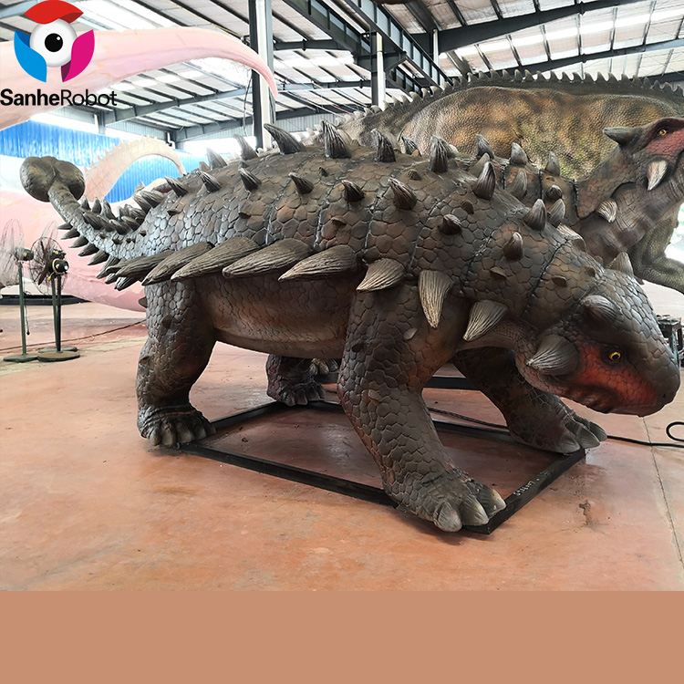 China Wholesale Dinosaur Egg Growing Pet Manufacturers Suppliers - Sanhe Dino Animatronic Supplier Artificial Dinosaur Ankylosaurus  – Sanhe detail pictures