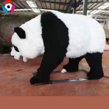 Real Size Animal Animatronic Realistic Robot Panda for Zoo Park