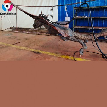 Realistic Artificial Customized Animatronic Flying Dragon Model  for sale