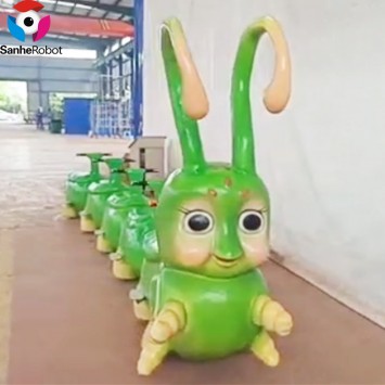 Amusement Park Shopping Mall Rides Small Trackless Animal Train Ride for Kids for sale