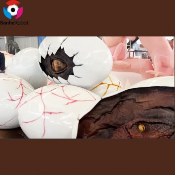 dinosaurios de juguetes dino park animatronics hatching dinosaur eggs nest