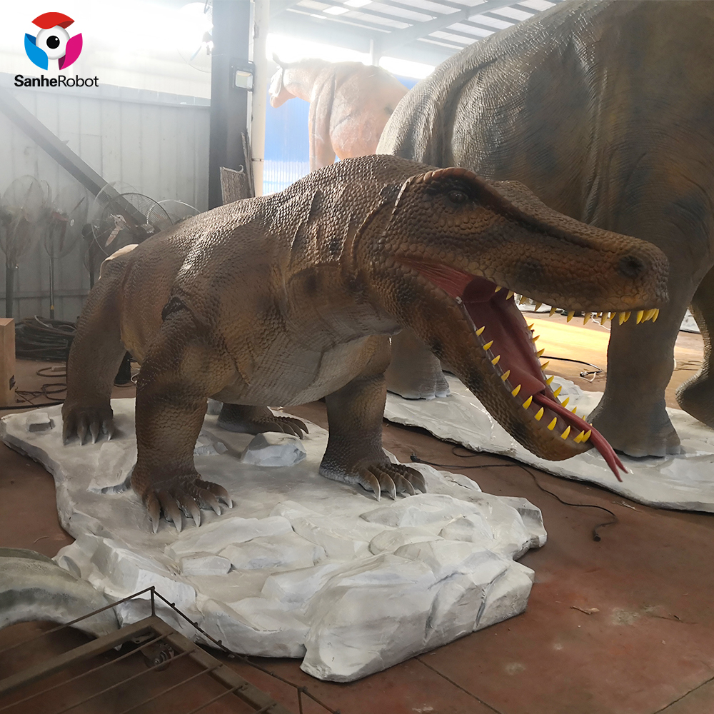 China Wholesale The Biggest Prehistoric Animal Factories Pricelist - Life size  vivid  horrible animal  Varanus Poesty model for wild park  – Sanhe