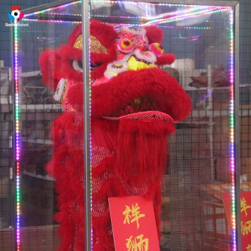 Attractive traditional chinese animatronic lion  lantern for celebrating events