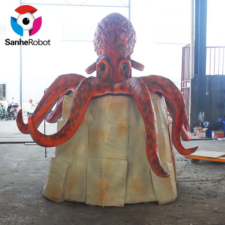 China Wholesale Marine Ocean Animals Manufacturers Suppliers - China animatronic maker sell marine animals cartoon red which characters flower octopus  – Sanhe
