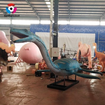 Life size simulation model robotic animatronic dinosaur statue for dinosaur theme park decoration