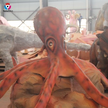 Outdoor water park supplies vivid artificial aimatron sea animal Octopus