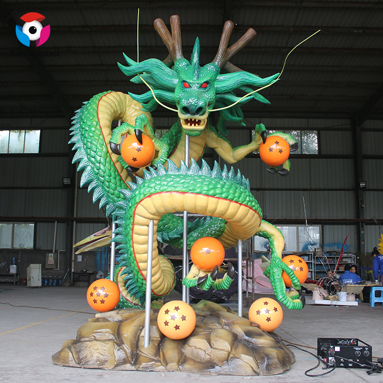 China Wholesale Custom Transform Robot Quotes Pricelist - Playground Decoration Attractive Life Size Animatronic Fairy Dragon  – Sanhe