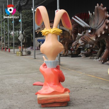 OEM Factory Customized 3D Cartoon Rabbit Figure