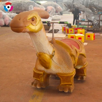 Animatronic dinosaur scooter model electric ride on dinosaur scooter for sale