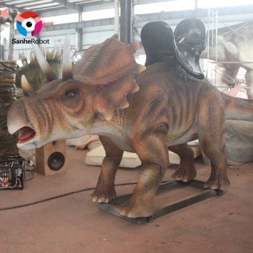 Playground ride Coin-operated and button operated animatronic electric dinosaur big ride