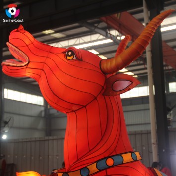 Traditional Chinese Outdoor Waterproof Decor Lantern of The Chinese New Year for Amusement Park