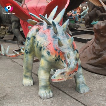 New Color New Craft Rubber Stegosaurus Dinosaur Statue