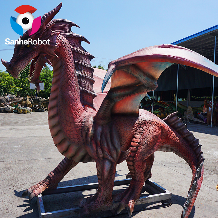 Outdoor Decorative Infrared Animatronic Dragon For Sale From Professional Animatronic Maker
