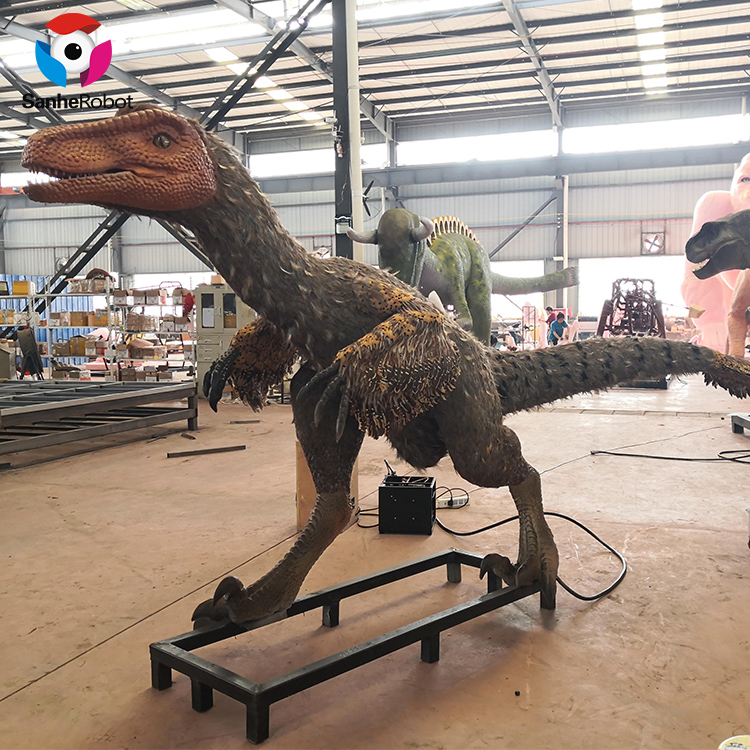 China Wholesale Dinosaur Puppet Factories Pricelist - Dinosaur Theme Park Decoration Life Size Robot Dinosaur for sale  – Sanhe
