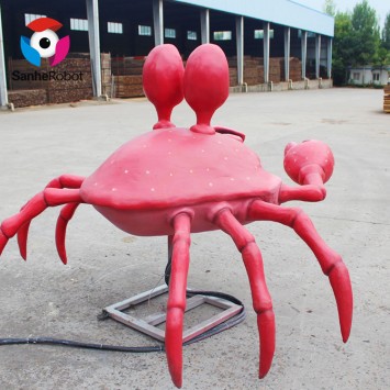 Outdoor Playground Life Size Animatronic Crab Model