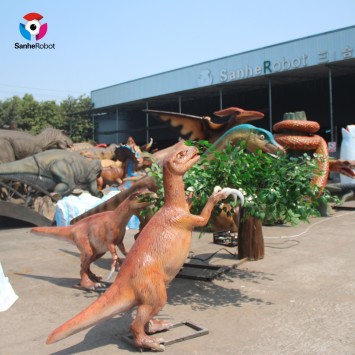 Amusement Park Realistic Dinosaur Family