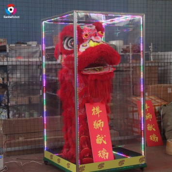 Attractive traditional chinese animatronic lion  lantern for celebrating events
