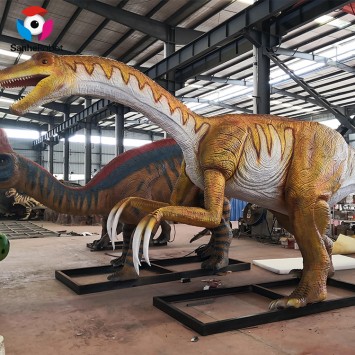Parcu di Ghjochi Outdoor Control Remote Life Size Dinosaur Animatronic Modellu in vendita