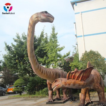 Outdoor park theme park decor animatronic dinosaur Omeisaurus for sale