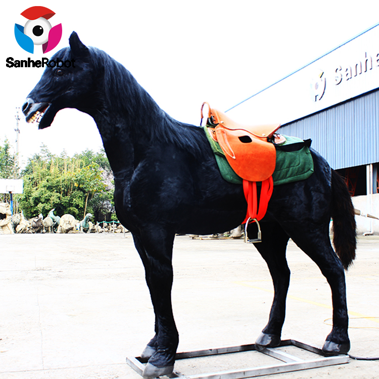 China Wholesale Rare Marine Animals Factories Pricelist - Exported products riding machine walking mechanical horse for sale  – Sanhe detail pictures
