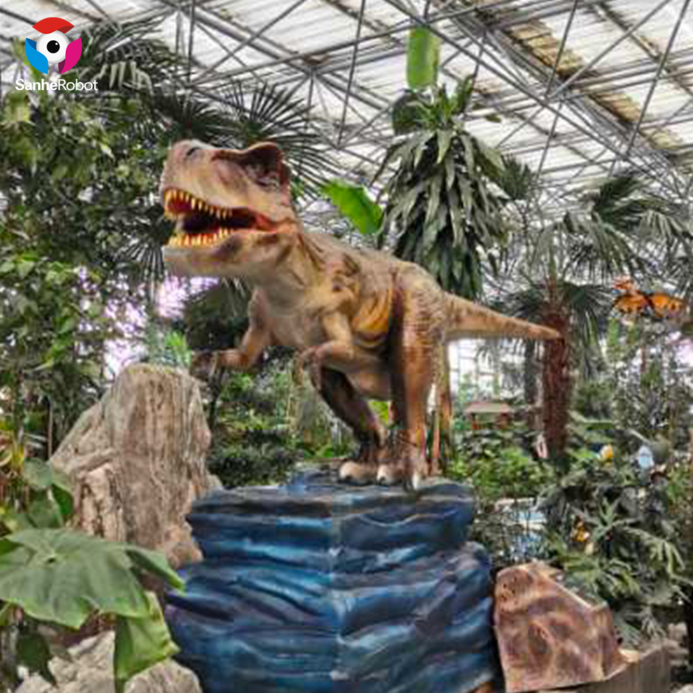China Wholesale Dinosaur Park For Kids Factories Pricelist - Animatronic Tyrannosaurus  Model for Kids  Amusement Park  – Sanhe