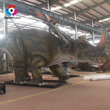 Life Size Mechanical  realistic robotic dinosaur model for sale