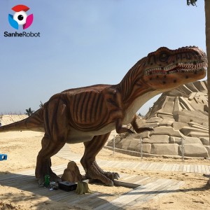 Tamaño natural interactivo realista en movemento dinosauros mecánicos animatrónicos chester zoo